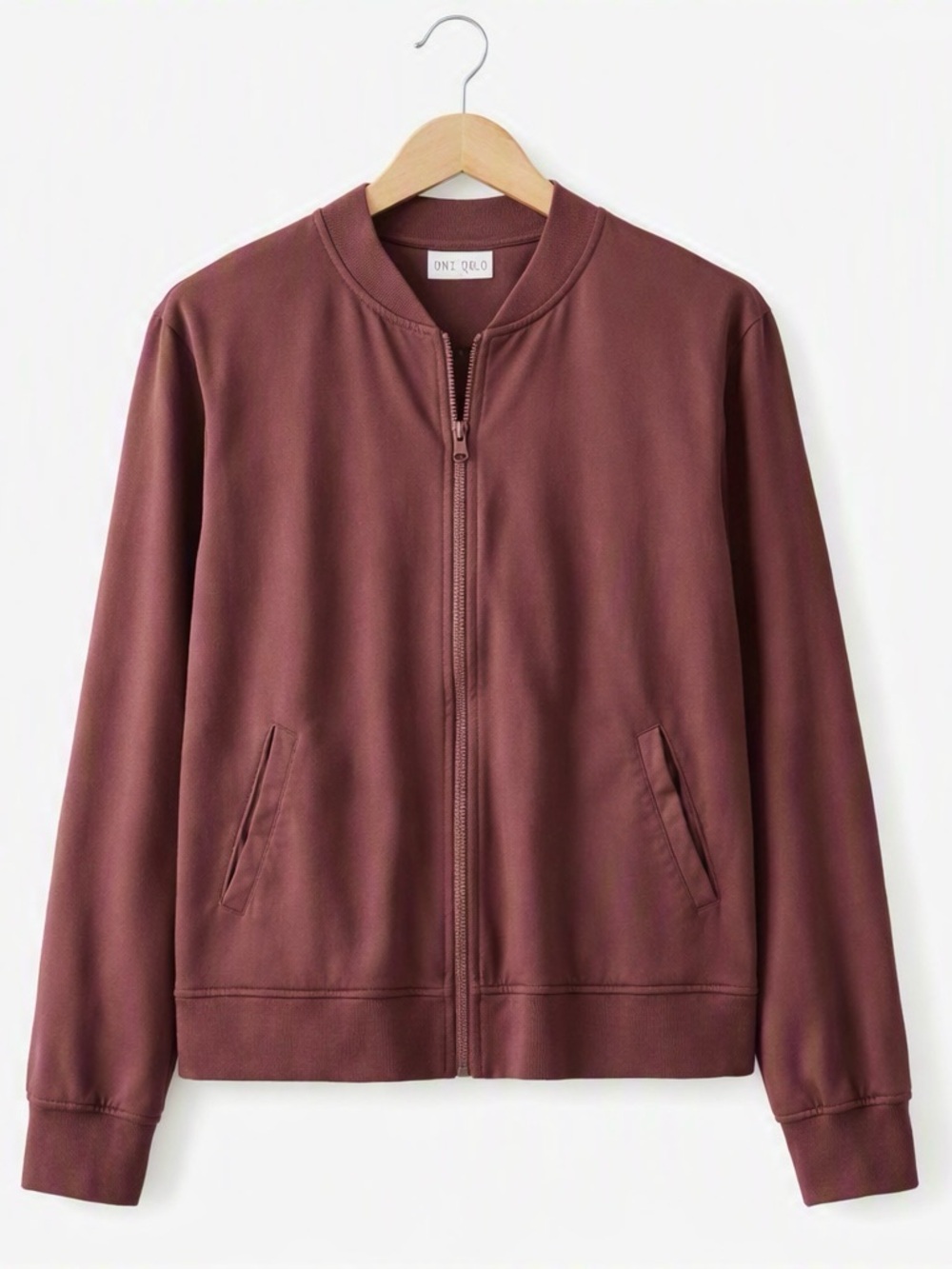 Vestige Mauve Brown Bomber Jacket